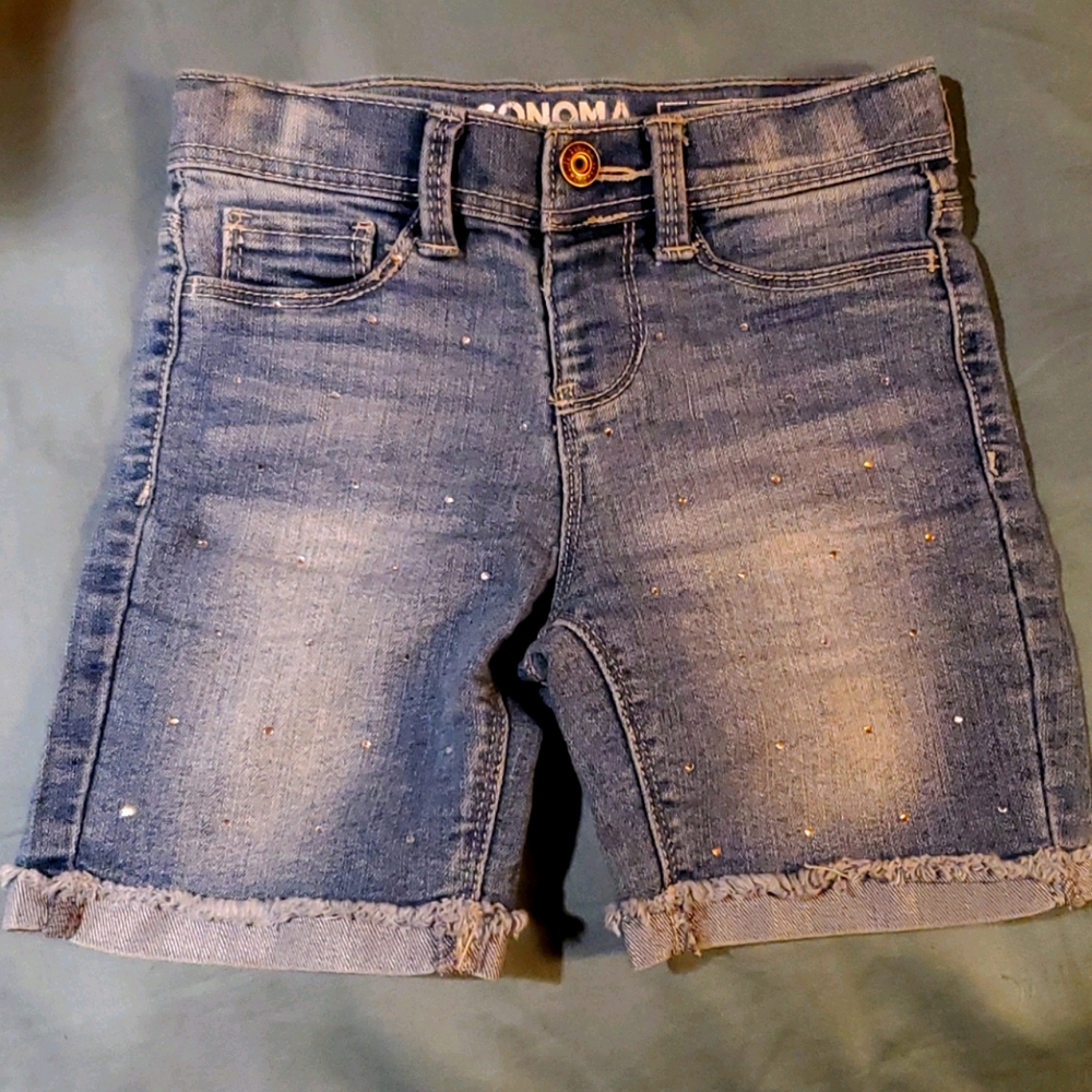 Girls Sonoma sparkle bermuda shorts